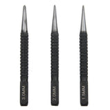 Office Supplies: Nail Centre Punch Set 3PCS Round Head Wood Metal Super Impact Resistance
