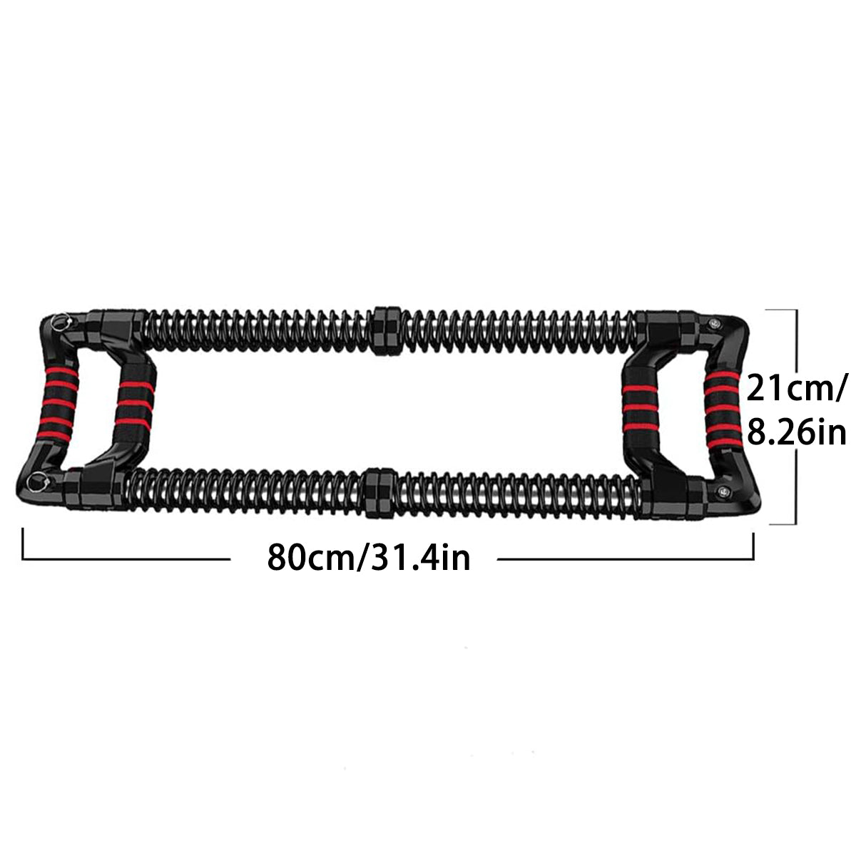 Gym Equipment & Accessories: Arm Trainer Pull Press Bar 100kg Resistance Chest Abdomen Home Fitness Equipment