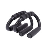 Gym Equipment & Accessories: Push Up Bar Stand S Shape Home Workout Arm Chest Trainer Indoor Fitness Tool