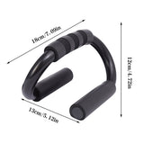 Gym Equipment & Accessories: Push Up Bar Stand S Shape Home Workout Arm Chest Trainer Indoor Fitness Tool