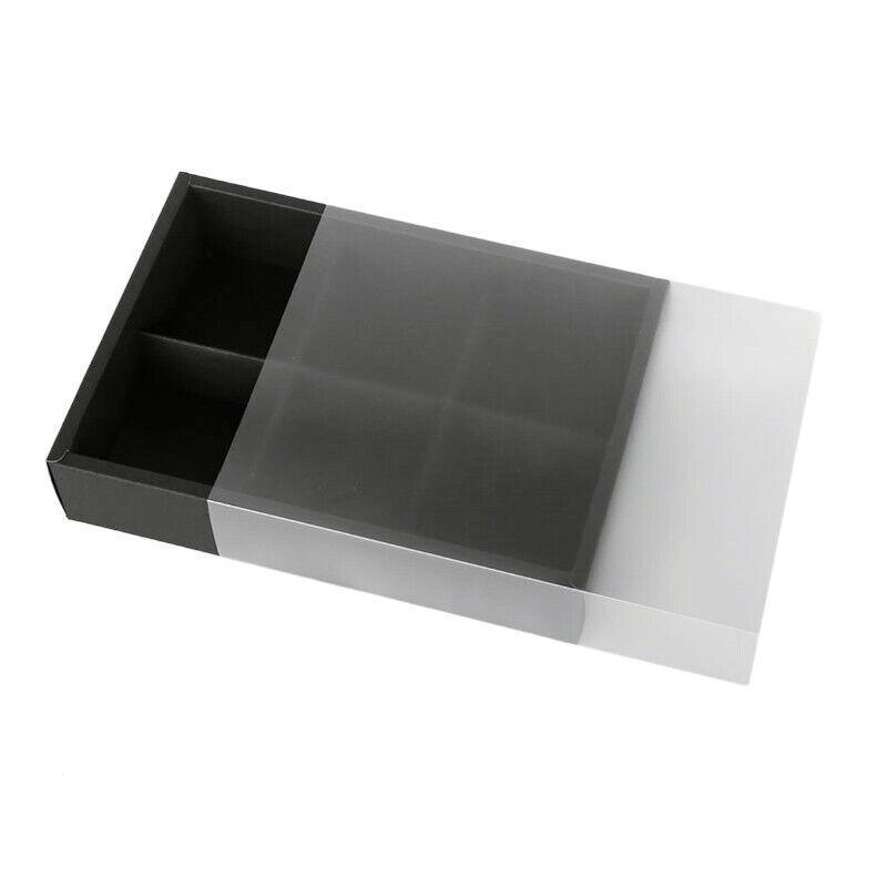 Jewellery Making Kits: 10PCS Cake Box with Transparent Lids Gift Packaging Boxes for Moon Cakes Cookie - Red
