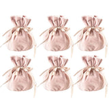6PCS Velvet Cloth Drawstring Bags Gift Bag Jewelry Ring Pouch Earring Favor - Mixed Colour-6PCS