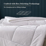 Quilts & Duvets: Luxury Hotel Quilt Core  Soft Microfiber Down Alternative Comforter for All Seasons - 245x210cm-Brushed