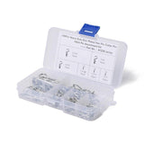 100Pcs Heavy-Duty Zinc-Plated R Clips Pin Tractor Hitch Assortment