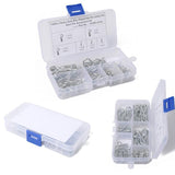 100Pcs Heavy-Duty Zinc-Plated R Clips Pin Tractor Hitch Assortment