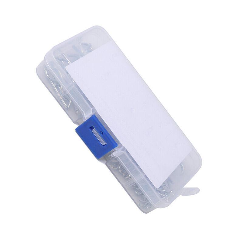 Packaging Tape: 100Pcs Heavy-Duty Zinc-Plated R Clips Pin Tractor Hitch Assortment