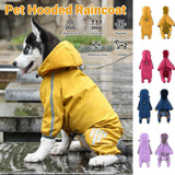 Dog Apparel: Waterproof Four Corner Pet Raincoats In Large Medium And Small Sizes Are Suitable For Dogs - Orange - M