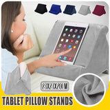 Laptop Stands: Tablet Pillow Stands For iPad Book Reader Holder Rest Laps Reading Cushion - Blue