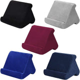 Laptop Stands: Tablet Pillow Stands For iPad Book Reader Holder Rest Laps Reading Cushion - Blue