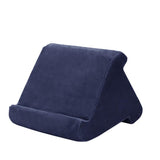 Laptop Stands: Tablet Pillow Stands For iPad Book Reader Holder Rest Laps Reading Cushion - Blue