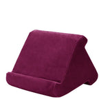 Laptop Stands: Tablet Pillow Stands For iPad Book Reader Holder Rest Laps Reading Cushion - Blue