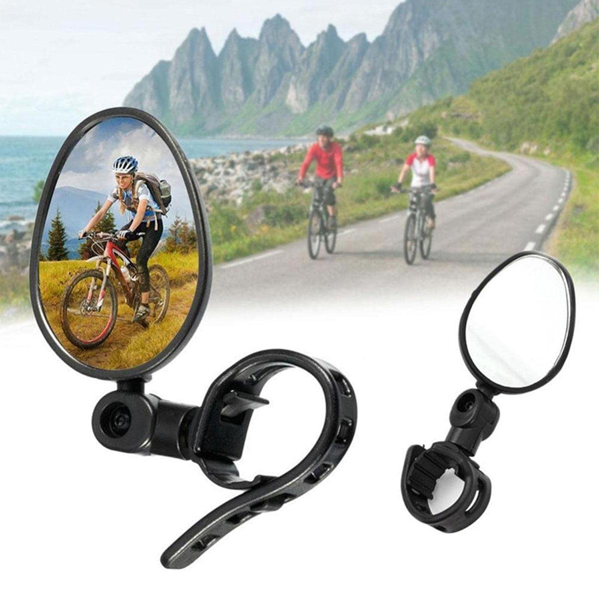 Bicycle Parts: 2pcs Bike Rear View Mirrors Adjustable Mountain Bike Handlebar Mirrors Cycling