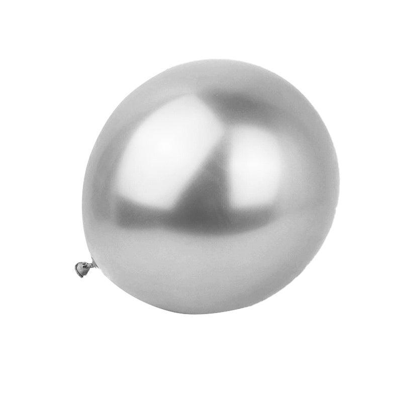 Balloons: Metallic Latex Balloons 12 Inch Chrome Party Balloons for Birthday Wedding Decoration - Red 50PCS