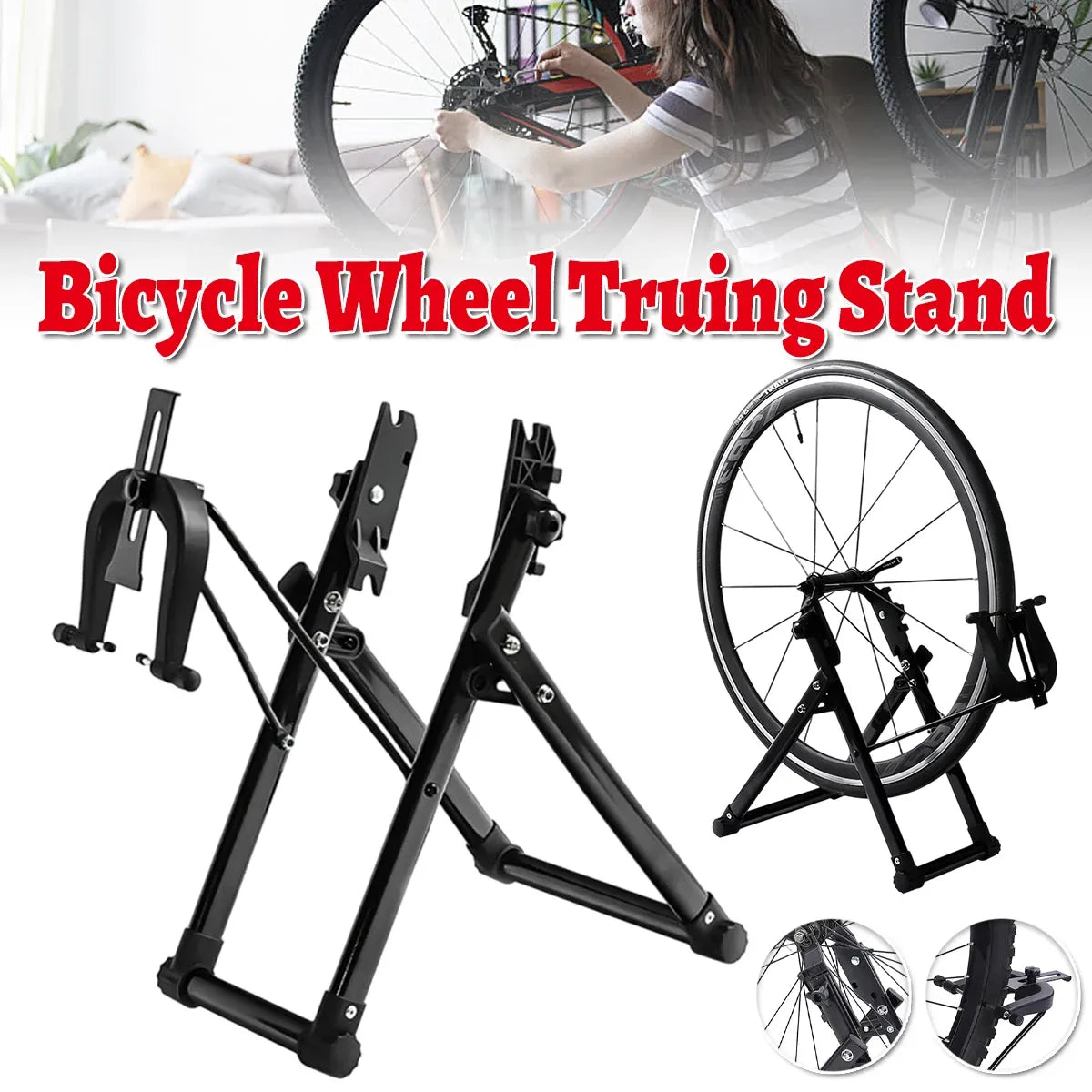 Bike Wheel Truing Stand Bicycle Wheel Maintenance Tool Bike Repair Stand Cycling