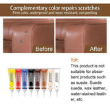 Sofa Accessories: dvanced Leather Repair Gel Kit Filler for Sofa Auto Interior and Scratch Restoration - Maple