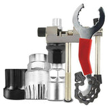 Bicycle Parts: 5PCS Bike Repair Tool Kit Crank Puller Chain Breaker Freewheel Bottom Bracket Remover