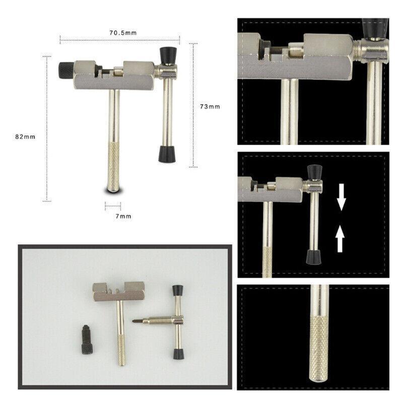 Bicycle Parts: 5PCS Bike Repair Tool Kit Crank Puller Chain Breaker Freewheel Bottom Bracket Remover