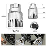 Bicycle Parts: 5PCS Bike Repair Tool Kit Crank Puller Chain Breaker Freewheel Bottom Bracket Remover