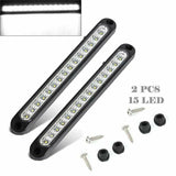 2X 15 Led Tail Light Trailer Truck Caravan Ute Light Reverse Bar Ultra-Slim Lamp