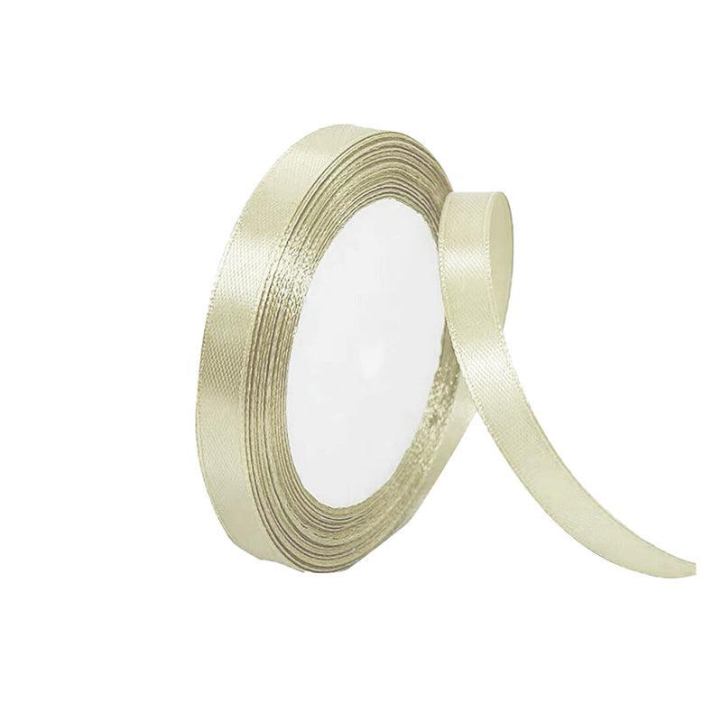 Arts & Crafts: 10mm Width Satin Hair Ribbon Wedding Party Decoration Gift Banquet 3m - Silver Grey