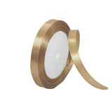 10mm Width Satin Hair Ribbon Wedding Party Decoration Gift Banquet 3m - Light Blonde
