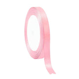 10mm Width Satin Hair Ribbon Wedding Party Decoration Gift Banquet 3m - Dark Pink