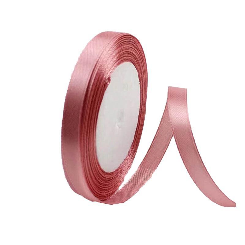 Arts & Crafts: 10mm Width Satin Hair Ribbon Wedding Party Decoration Gift Banquet 3m - Dark Pink