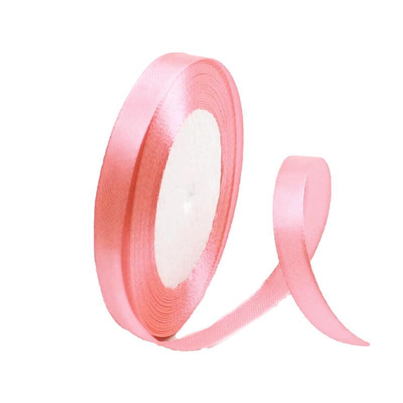 Arts & Crafts: 10mm Width Satin Hair Ribbon Wedding Party Decoration Gift Banquet 3m - Red Orange