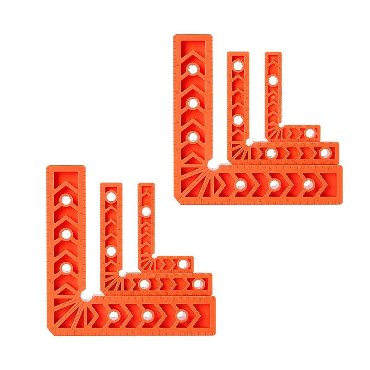 6pcs Right Angle Positioning Clamps for Woodworking Corner Clamp Tool Set