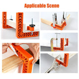 6pcs Right Angle Positioning Clamps for Woodworking Corner Clamp Tool Set
