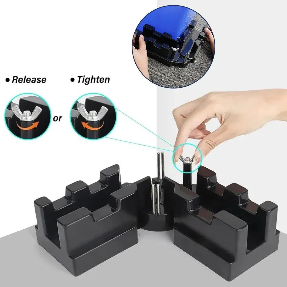 2-in-1 Bevel and Mitre Box Angle Tool with Scale 85-180 Degrees, 1 Piece
