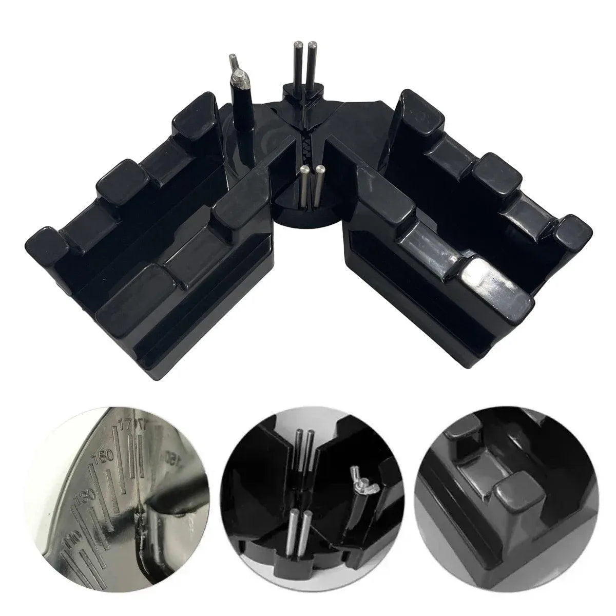 2-in-1 Bevel and Mitre Box Angle Tool with Scale 85-180 Degrees, 1 Piece