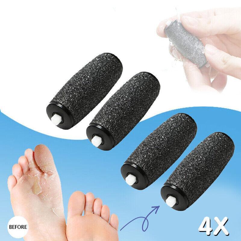 Foot Care: 4PCS Extra Coarse Roller Heads for Electric Foot File Callus Remover Refill