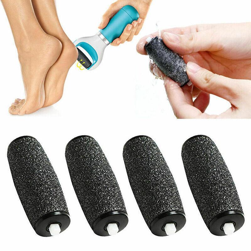Foot Care: 4PCS Extra Coarse Roller Heads for Electric Foot File Callus Remover Refill