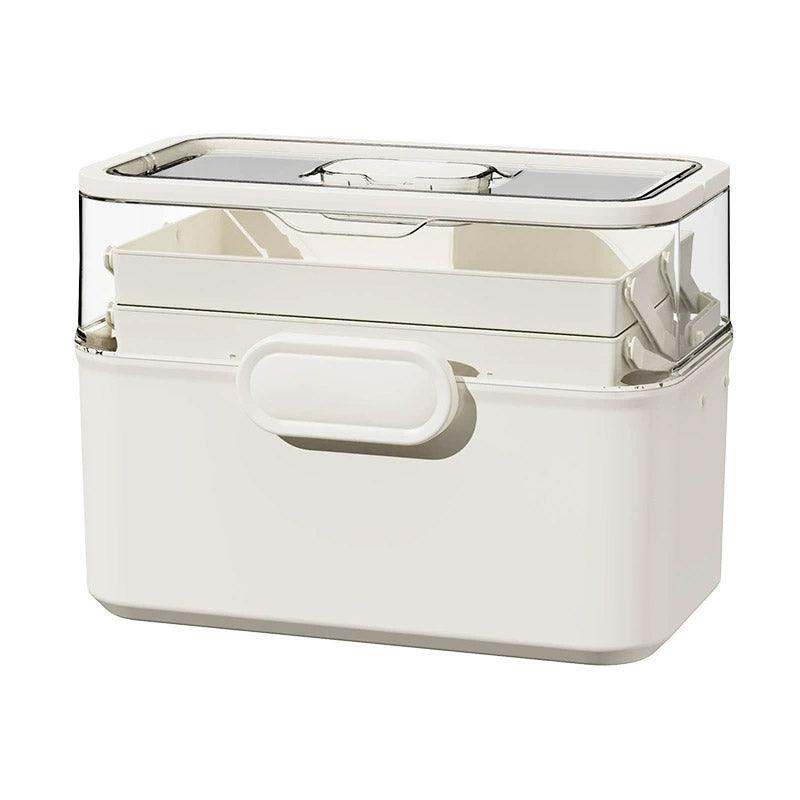 First Aid Kits: Large Capacity 3 Layer Medicine Box Family Medical Storage Case First Aid Supply