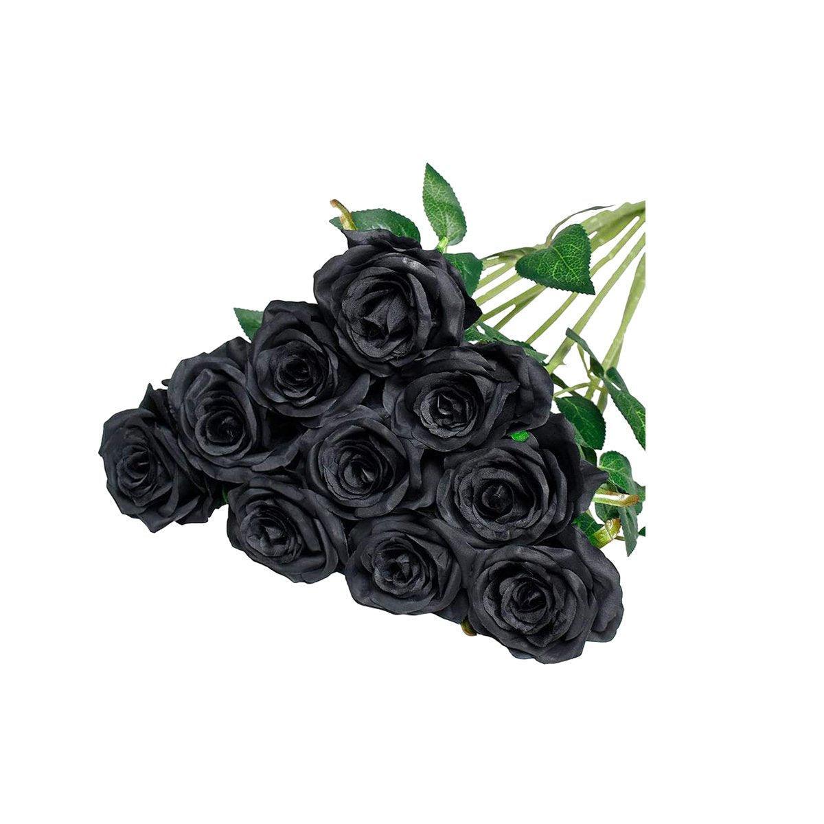 Artificial Flowers & Plants: 10pcs Artificial Silk Simulation Rose Flowers - Wedding Party Home Decorations - Light-Pink