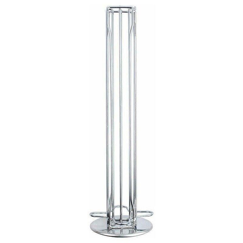 Coffee Machines & Accessories: 40 Capsules Rotating Coffee Pod Holder Rack for Nespresso Chrome Countertop Stand