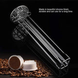 Coffee Machines & Accessories: 40 Capsules Rotating Coffee Pod Holder Rack for Nespresso Chrome Countertop Stand