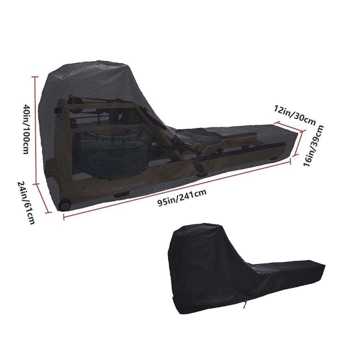 Gym Equipment & Accessories: Waterproof Rowing Machine Cover Dustproof Protective Cover for Rowing Machines