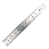 1/2 Pack Double-Sided Stainless Steel Precision Ruler (10cm, 15cm, 20cm) - 20cm *1 PCS