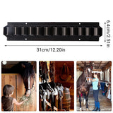Farm Equipment: Long Whip Tool Storage Rack Horse Gear and Whip Rack Wall Mount Organizer