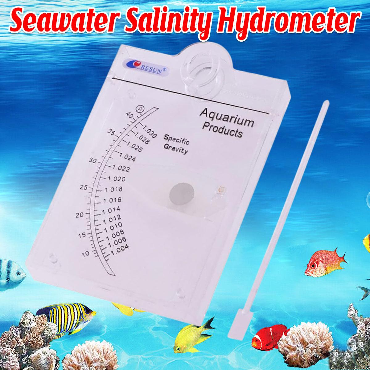 Aquarium Filters & Pumps: Seafood Fish Tank Seawater Hydrometer Salinometer Salinity Tester for Aquarium