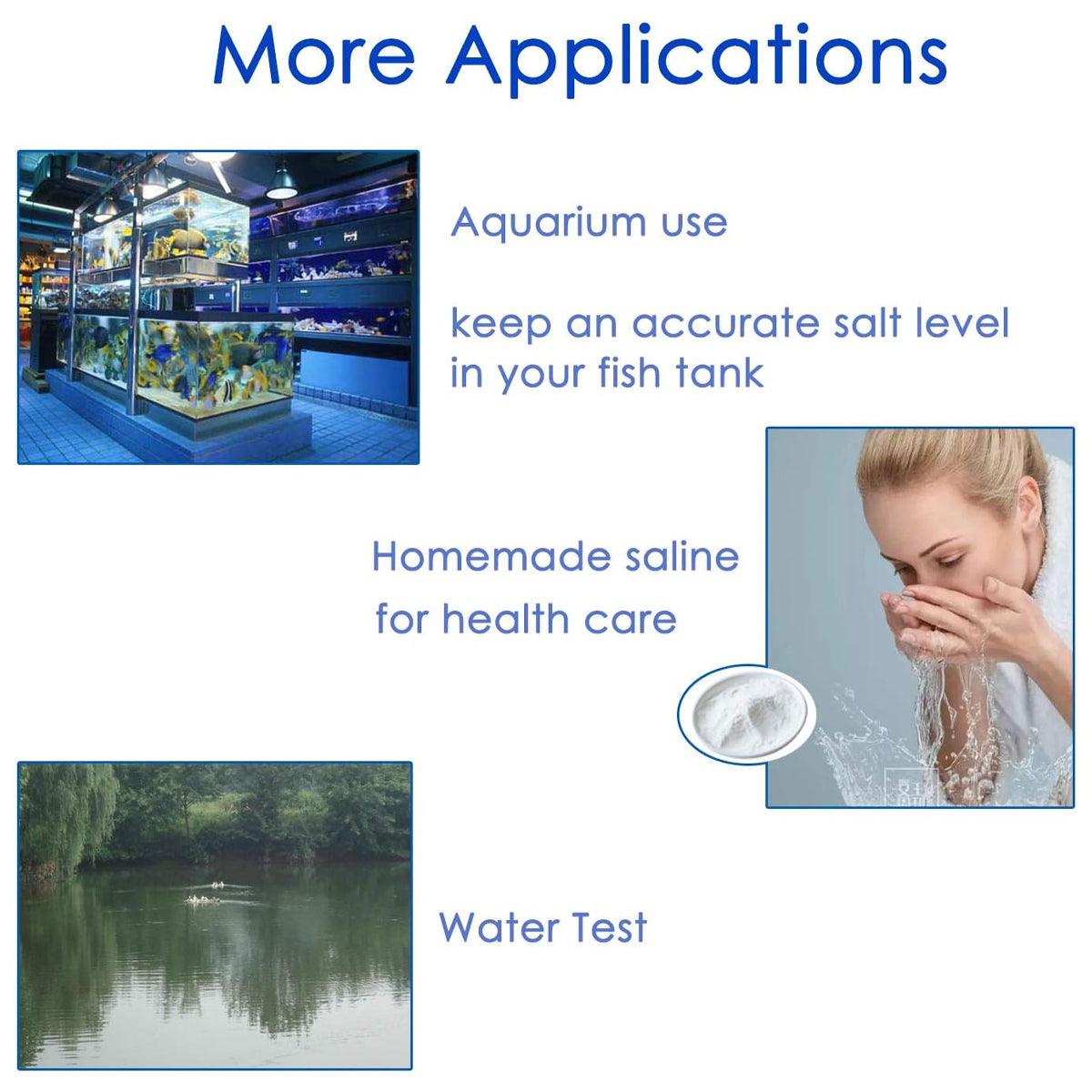 Aquarium Filters & Pumps: Seafood Fish Tank Seawater Hydrometer Salinometer Salinity Tester for Aquarium