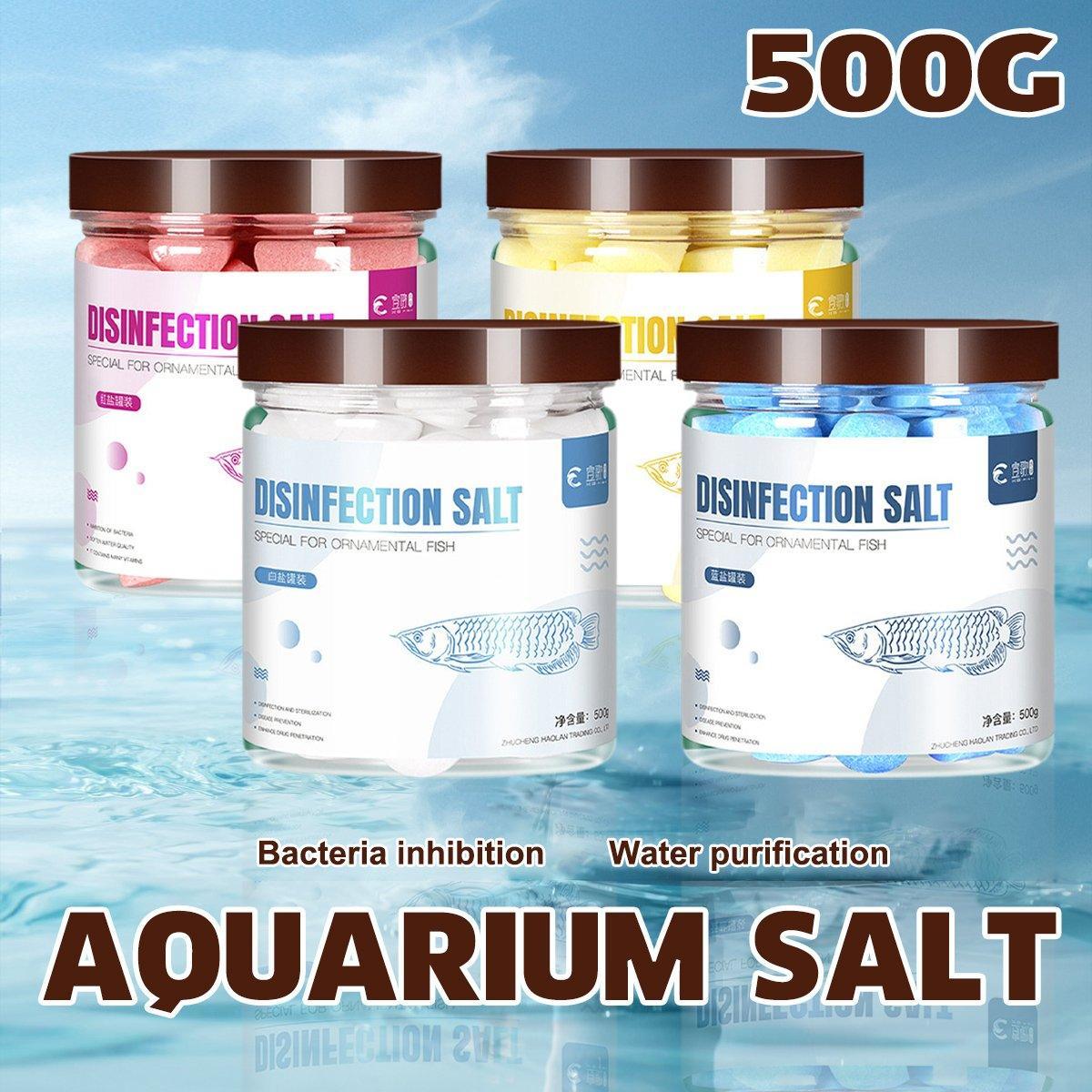 Aquarium Filters & Pumps: Aquarium Sea Salt Water Treatment Universal Powder For Fish Tank Purification - White