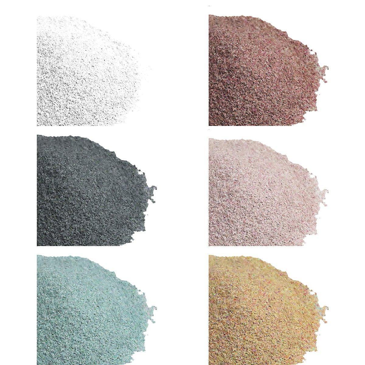 Reptile & Amphibian Habitats: Pet Sand for Tortoises Snakes Lizards Spiders Multi-colour Reptile Habitat Decor - Grey Blue