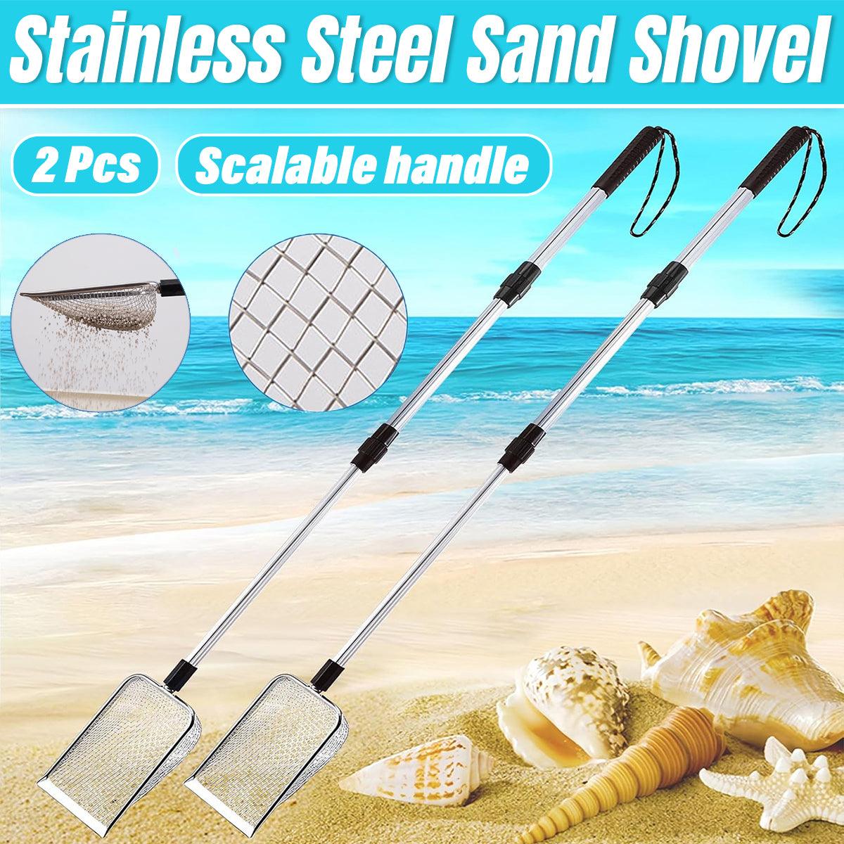 Commercial Cleaning Equipment: 2pcs Long Handle Pet Litter Scoop Climbing Chicken Beach Scoop for Cats Dogs