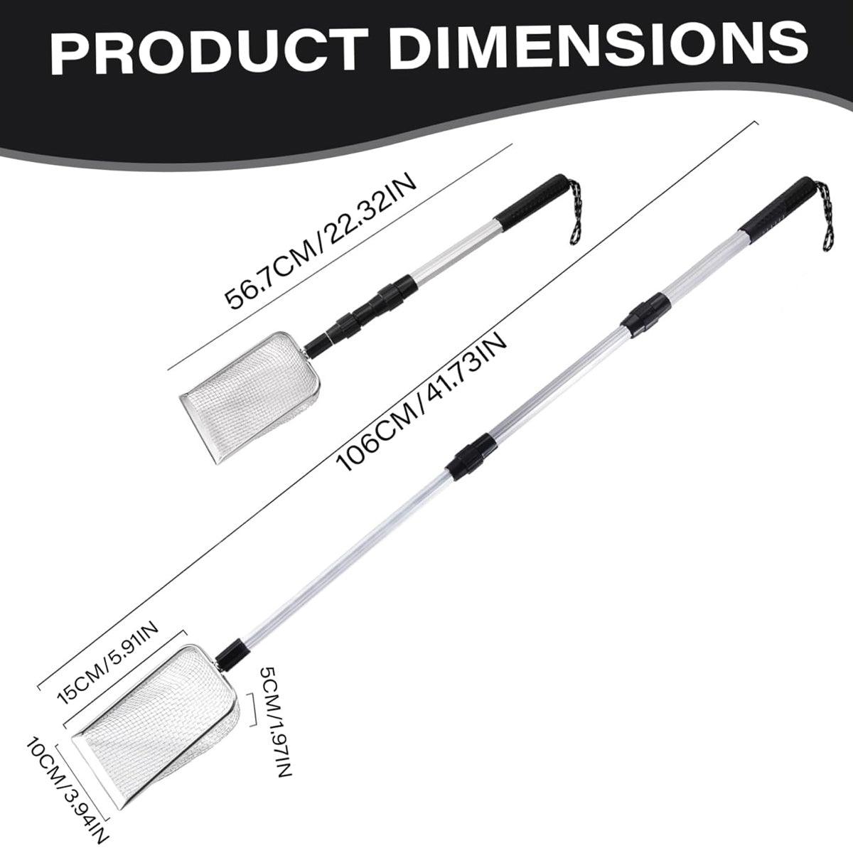 Commercial Cleaning Equipment: 2pcs Long Handle Pet Litter Scoop Climbing Chicken Beach Scoop for Cats Dogs