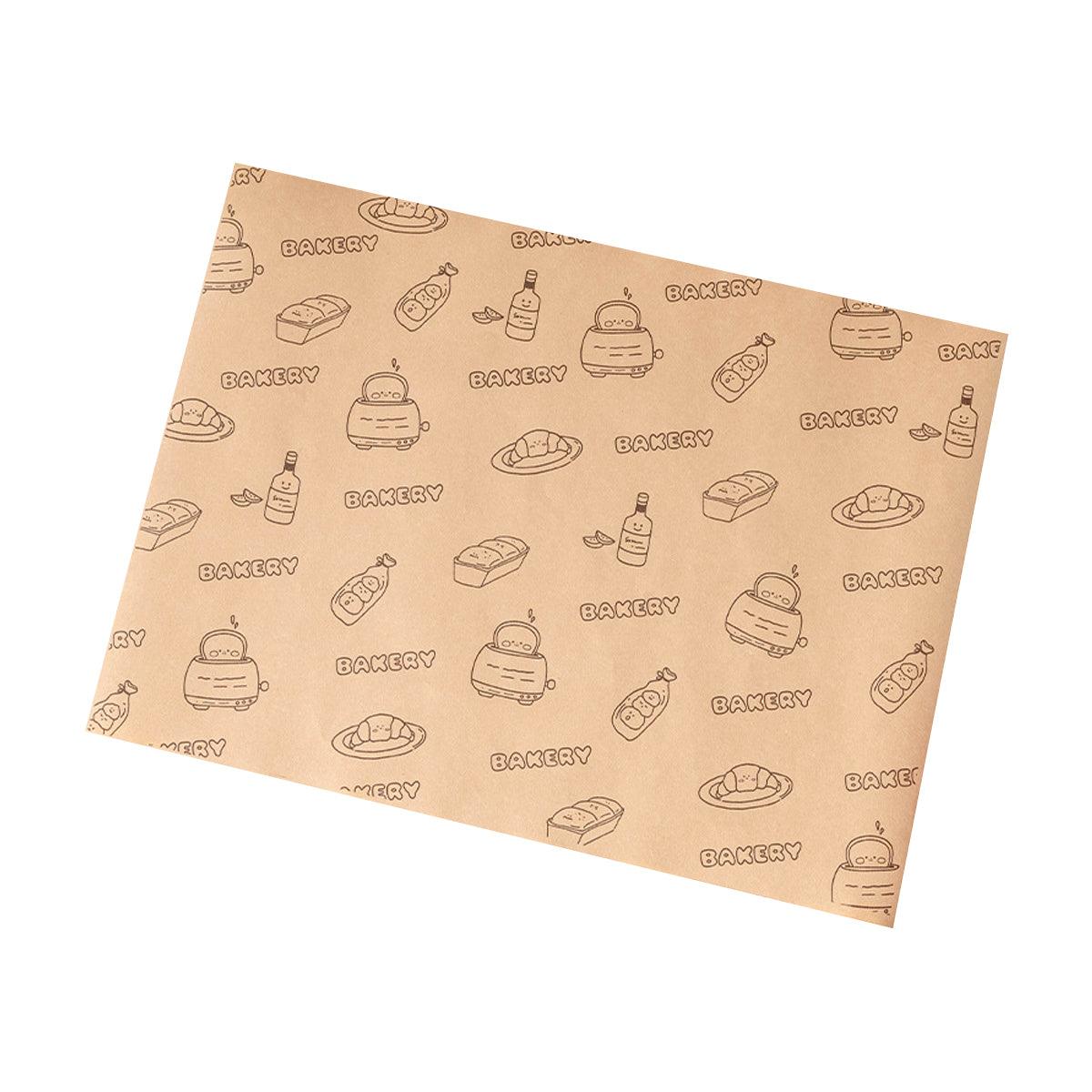 Disposable Plates: 100pcs Sandwich Wrappers Oil Blotting Coated Paper Air Fryer Baking Parchment - Delicious Recipes