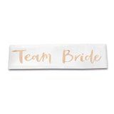 Other Wedding Decorations: Bridal Party Sash Rose Gold Bride Bridesmaid Maid Honour Mother Hens Night Wear - Maid Of Honour