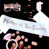 Other Wedding Decorations: Bridal Party Sash Rose Gold Bride Bridesmaid Maid Honour Mother Hens Night Wear - Mother Of The Bride